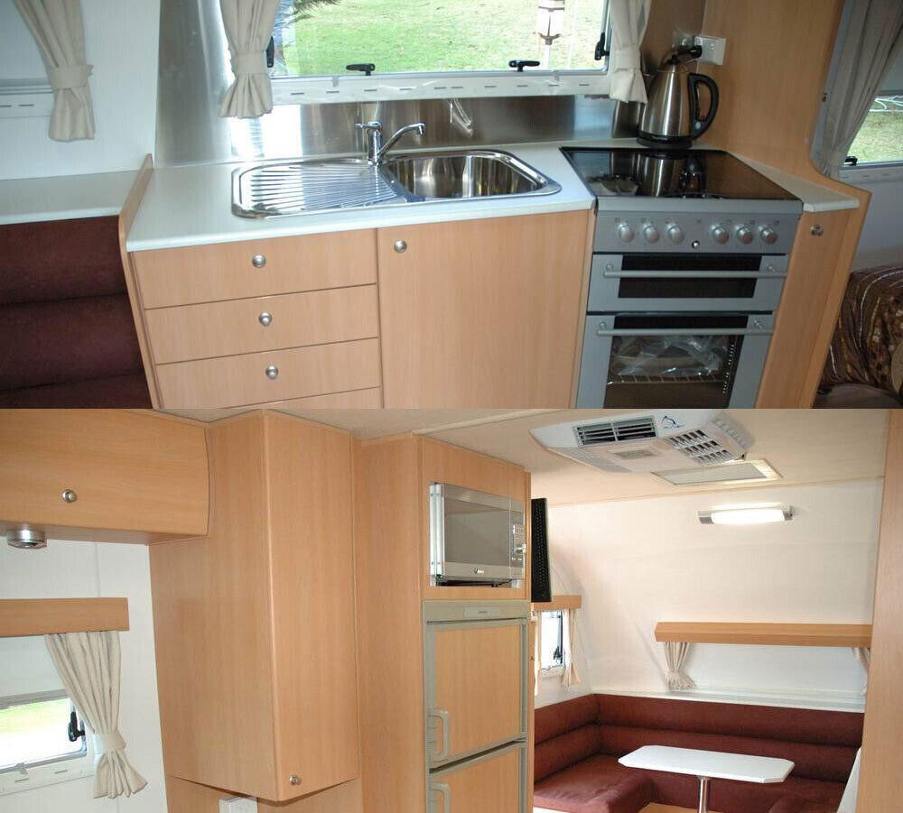 Caravan latch with push lock knob motorhomes RV's drawer cupboard cabinet doors