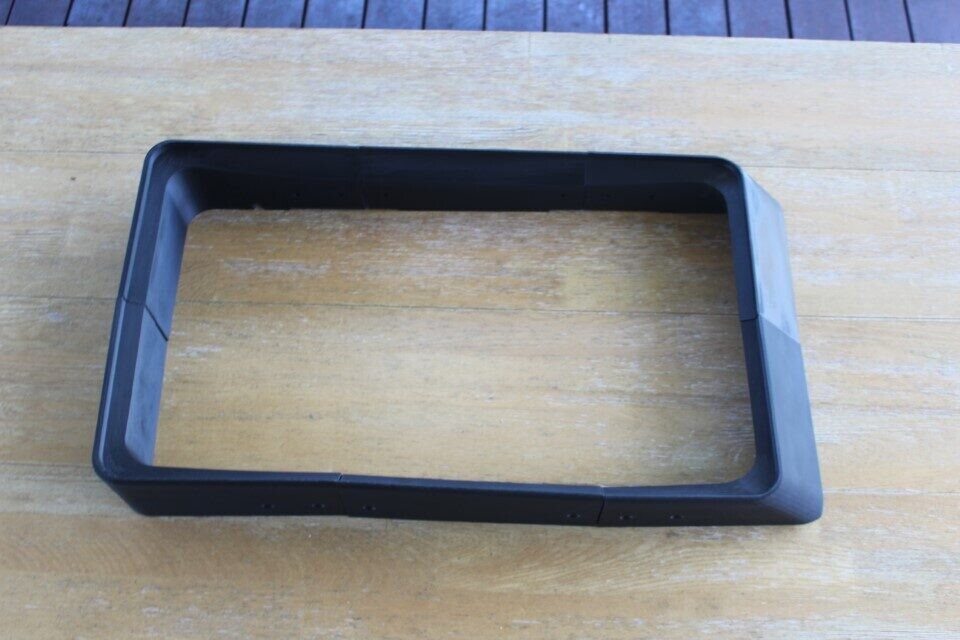 Flat Mount Kit Rectangular Starlink Dishy (Gen2) Roof Rack – Caravan – Camper black