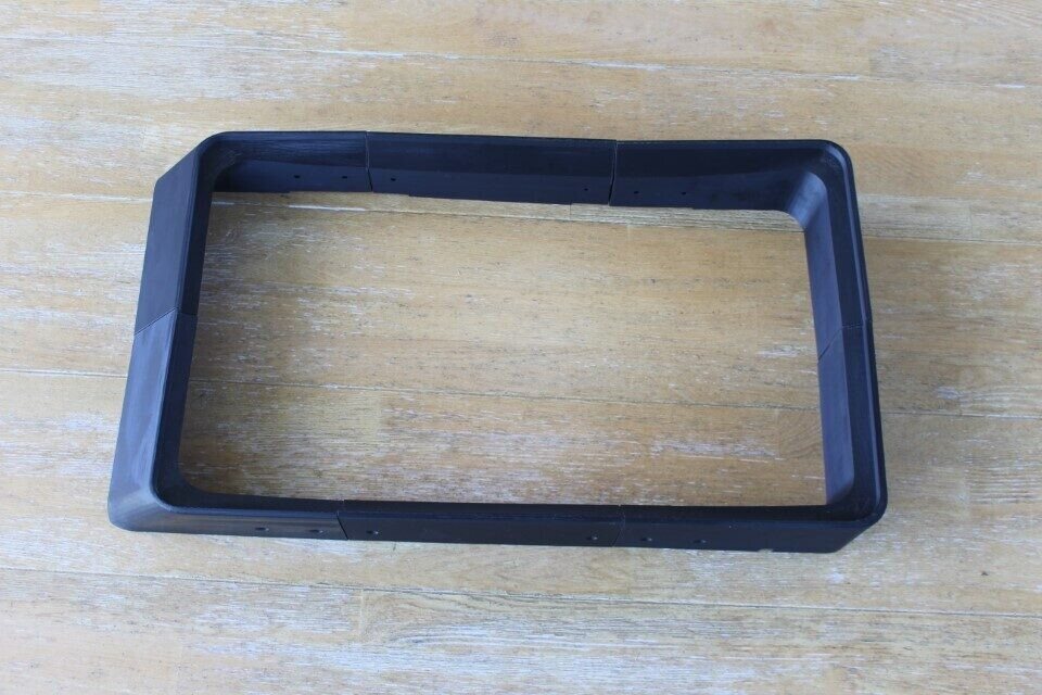 Flat Mount Kit Rectangular Starlink Dishy (Gen2) Roof Rack – Caravan – Camper black