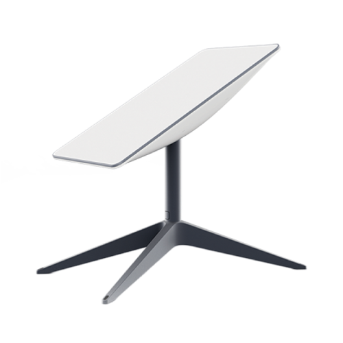Flat Mount Kit Rectangular Starlink Dishy (Gen2) Roof Rack – Caravan – Camper White