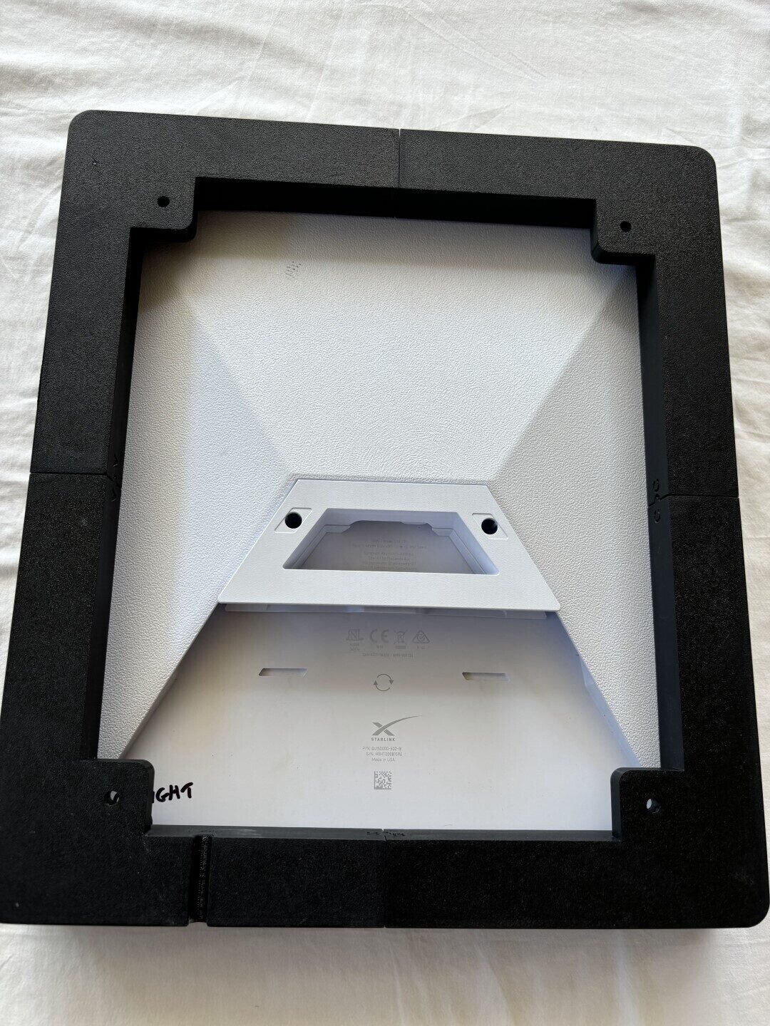 Starlink Mini Mount Kit Black Dishy DYI Roof Rack - Caravan