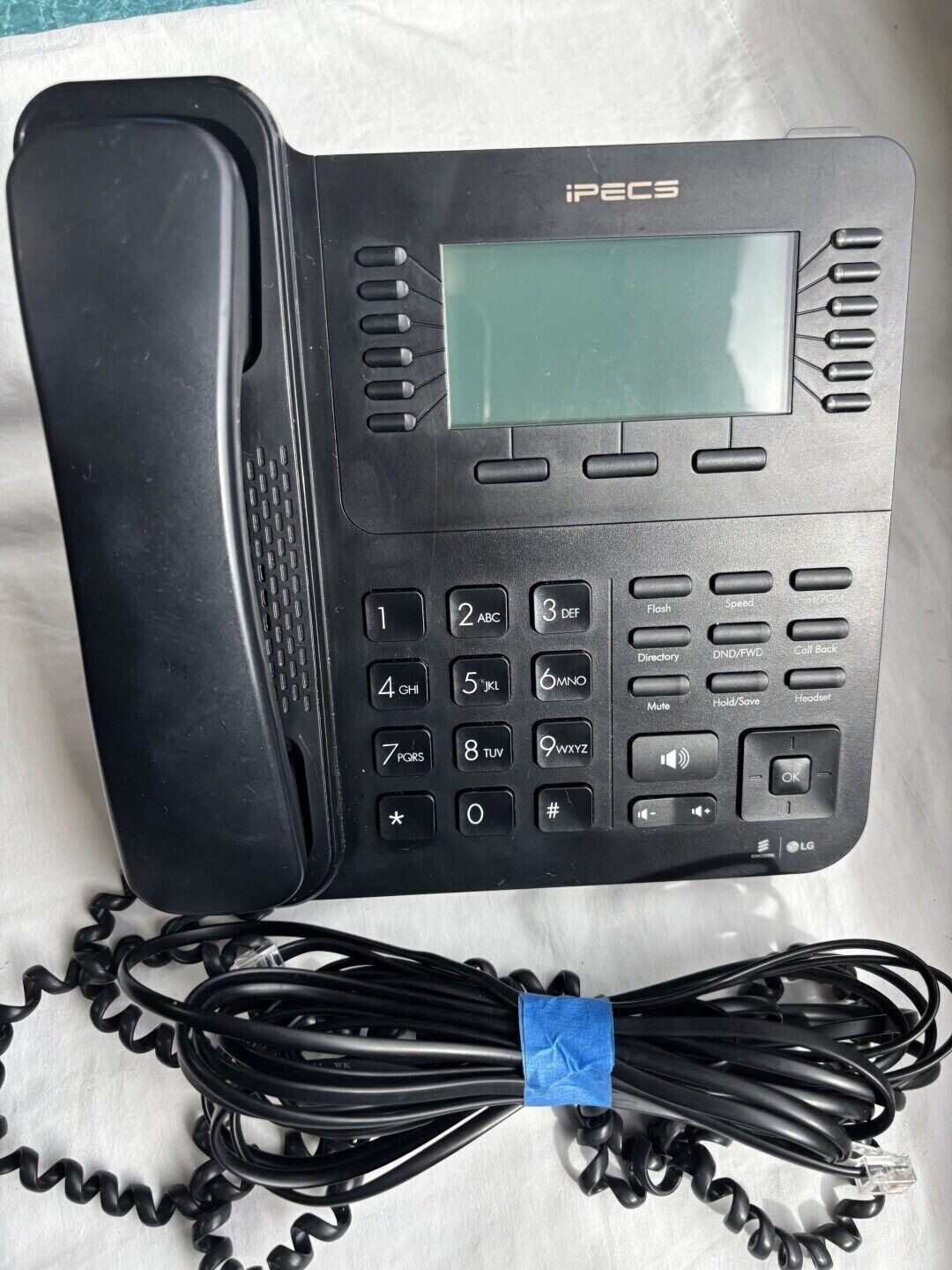 LG Ericsson iPECS LDP-9240D Digital Business Office Phone Handset With Stand
