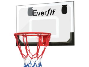 Everfit 23" Mini Basketball Hoop Backboard Door Wall Mounted Sports Kids Black