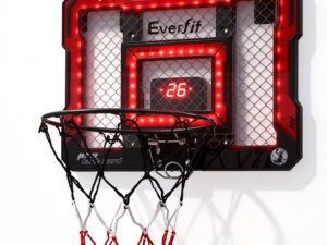 Everfit Mini Basketball Hoop Over Door Indoor LED Scoreboard Kids Set 40x30cm