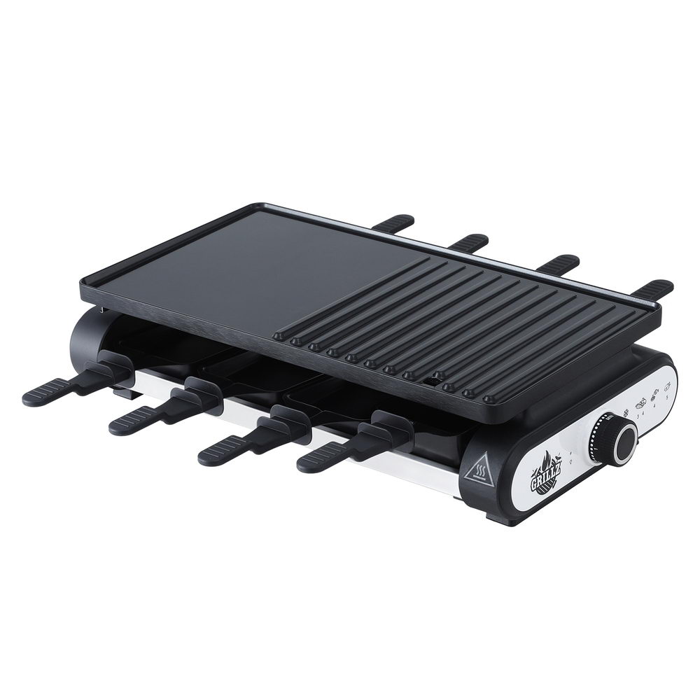 Grillz 1400W Electric BBQ Grill w/ 7 Cooking Pans