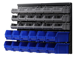 Giantz 30 Storage Bin Rack Wall Mounted