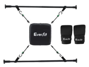 Everfit Doorway Punching Bag Adjustable Apartment Friendly w/ Boxing Gloves