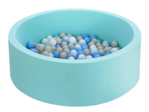 Keezi Kids Ball Pit 90x30cm Ocean Foam Play Pool Barrier Toys Children Blue