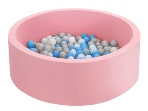 Keezi Kids Ball Pit 90x30cm Ocean Foam Play Pool Barrier Toys Children Pink