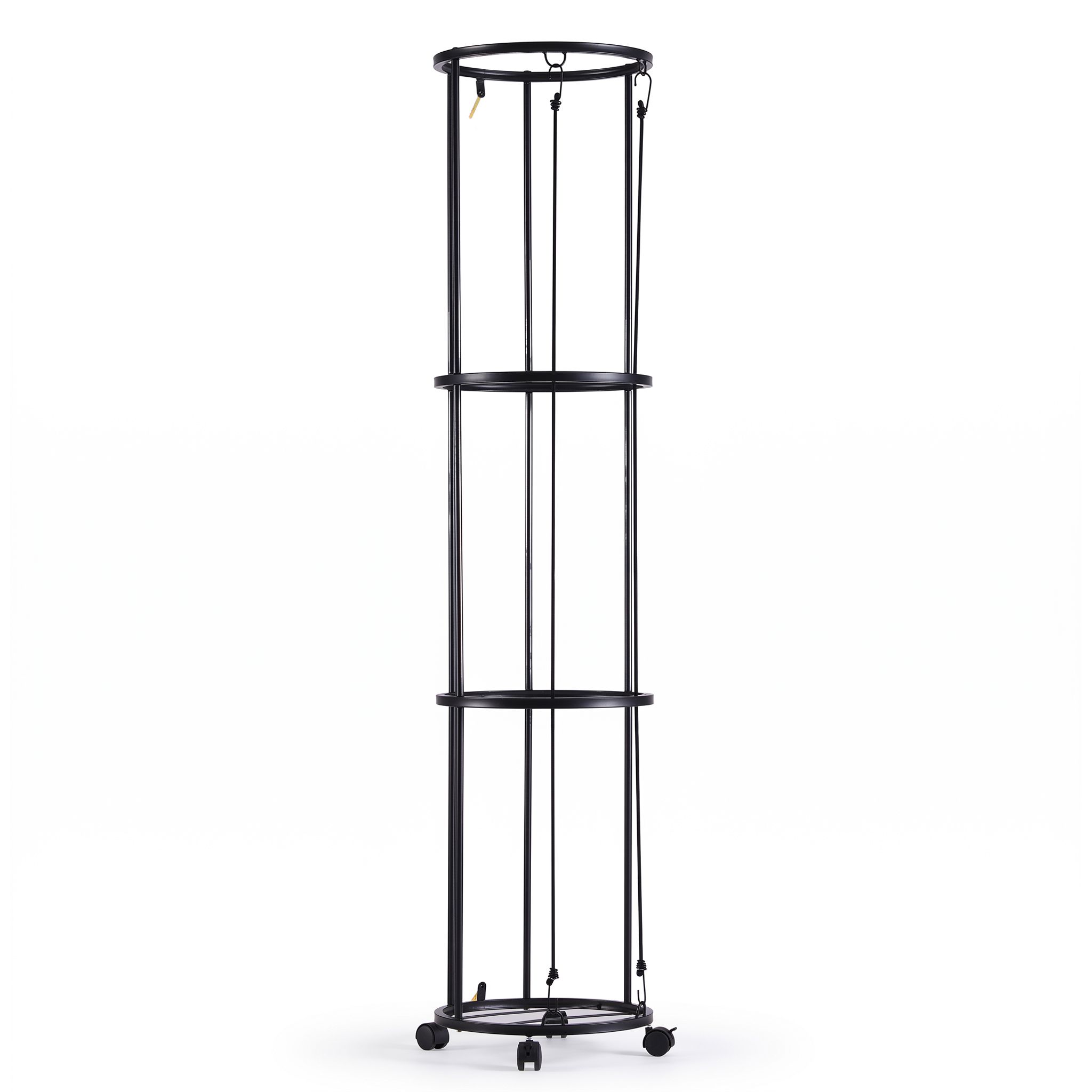 Everfit Vertical Ball Storage Rack with Wheels Sports Equipment Organiser