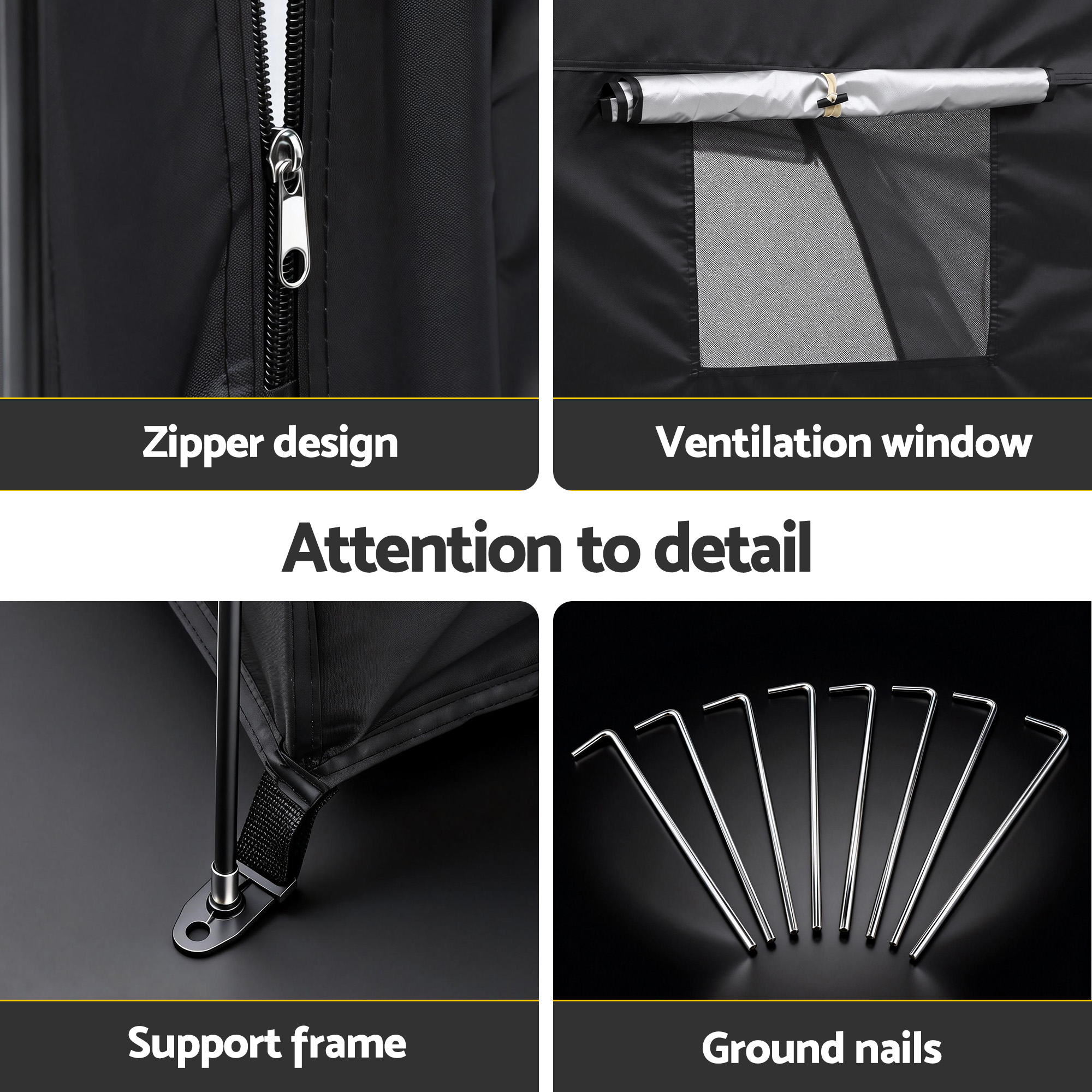 Giantz Bike Storage Tent Outdoor Waterproof UV Resistant Shelter w/ Ventilation