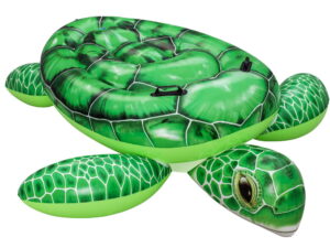 Bestway Float Turtle Rider Inflatable Ride On Floating Pool Lounger 153x140CM