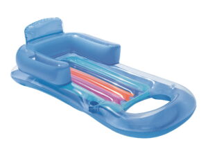 Bestway Pool Float Inflatable Lounge Seat Pillow Bed Cup Holder