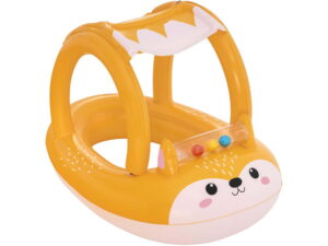 Bestway Kids Inflatable Fox Swim Float Floating Seat Canopy Pool Toys 94x66CM