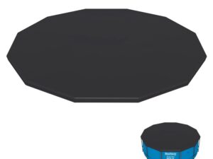 Bestway Pool Cover Fits 3.66m/12ft Round Swimming Pool PVC Blanket 3.7m