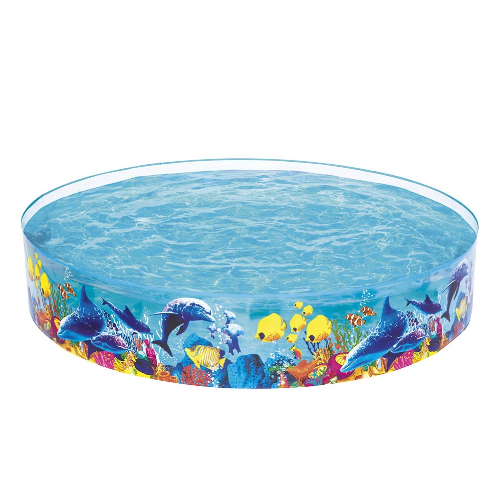 Bestway Kids Pool 244x46cm Round Above Ground Rigid Swimming Pools Undersea