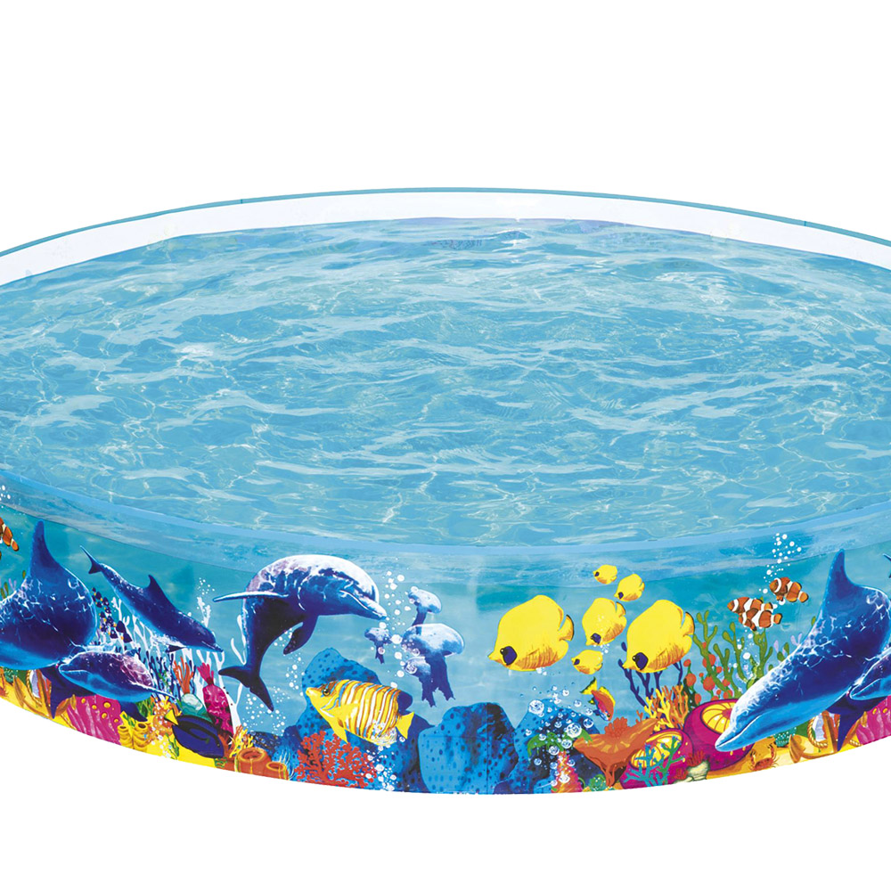 Bestway Kids Pool 244x46cm Round Above Ground Rigid Swimming Pools Undersea