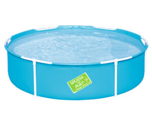 Bestway Kids Pool 152x38cm Round Steel Frame Swimming Pools Above Ground 580L