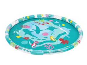 Bestway Kids Inflatable Pad Round Splash Pool Sprinkler Spray Toys Marine 165cm