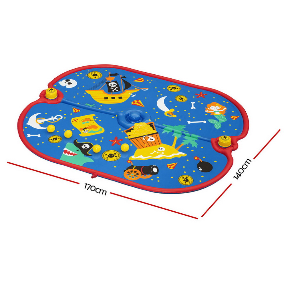 Bestway Kids Splash Pad Pool Sprinkler Spray Play Mat Water Fun Toys 170cm