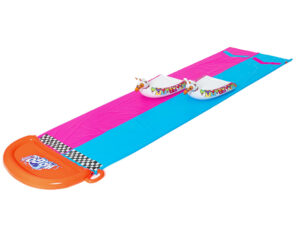 Bestway Water Slide Slip Kids 488cm Dual Slides Splash Pad