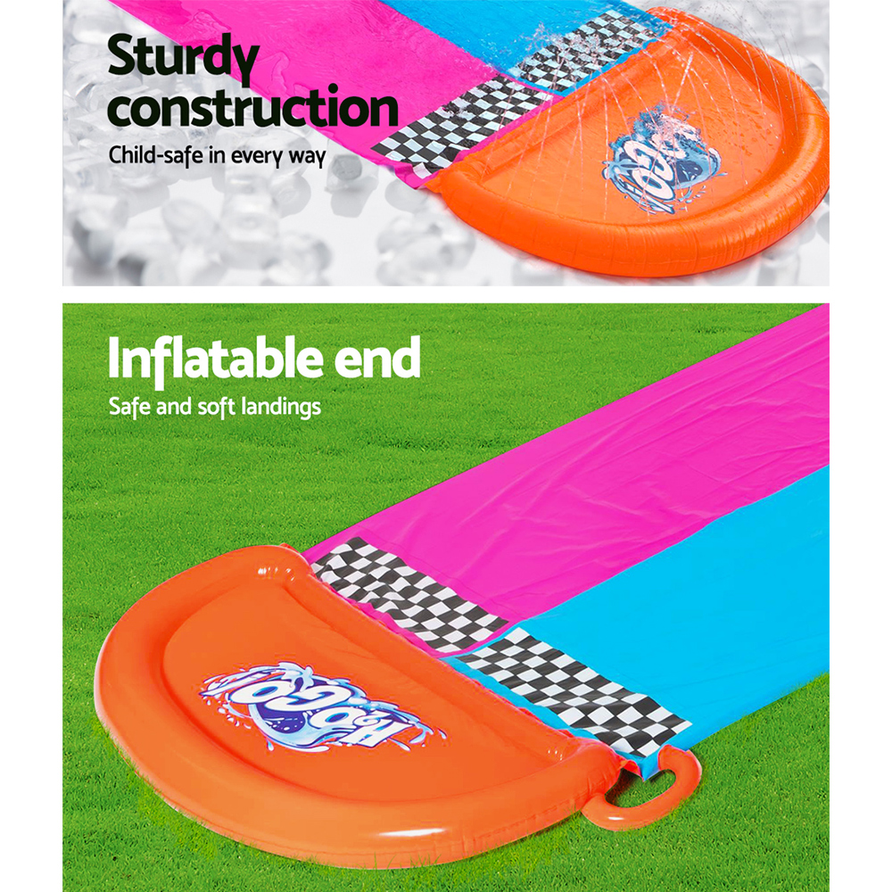 Bestway Water Slide Slip Kids 488cm Dual Slides Splash Pad