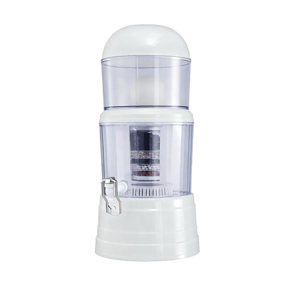 Devanti Benchtop Water Filter 14L Gravity Multi-Stage BPA-Free Home Camping