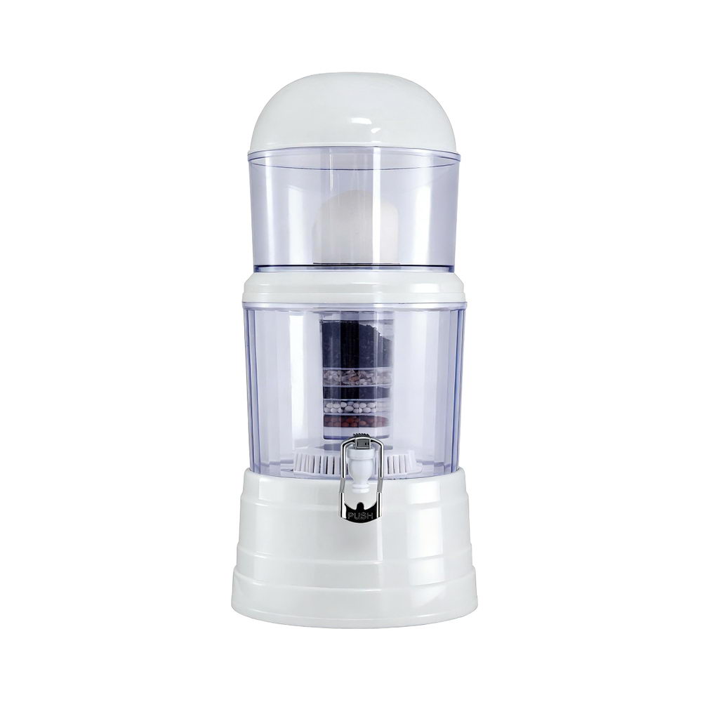 Devanti Benchtop Water Filter 14L Gravity Multi-Stage BPA-Free Home Camping