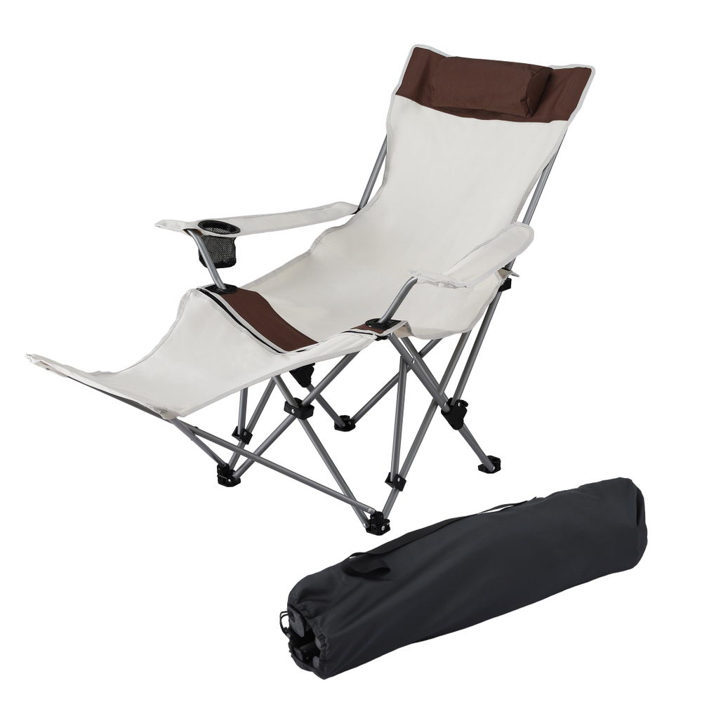 Weisshorn Camping Chair Reclining Adjustable Portable Outdoor Folding