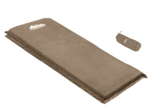 Weisshorn Self Inflating Mattress Camping Sleeping Mat Air Bed Single Coffee