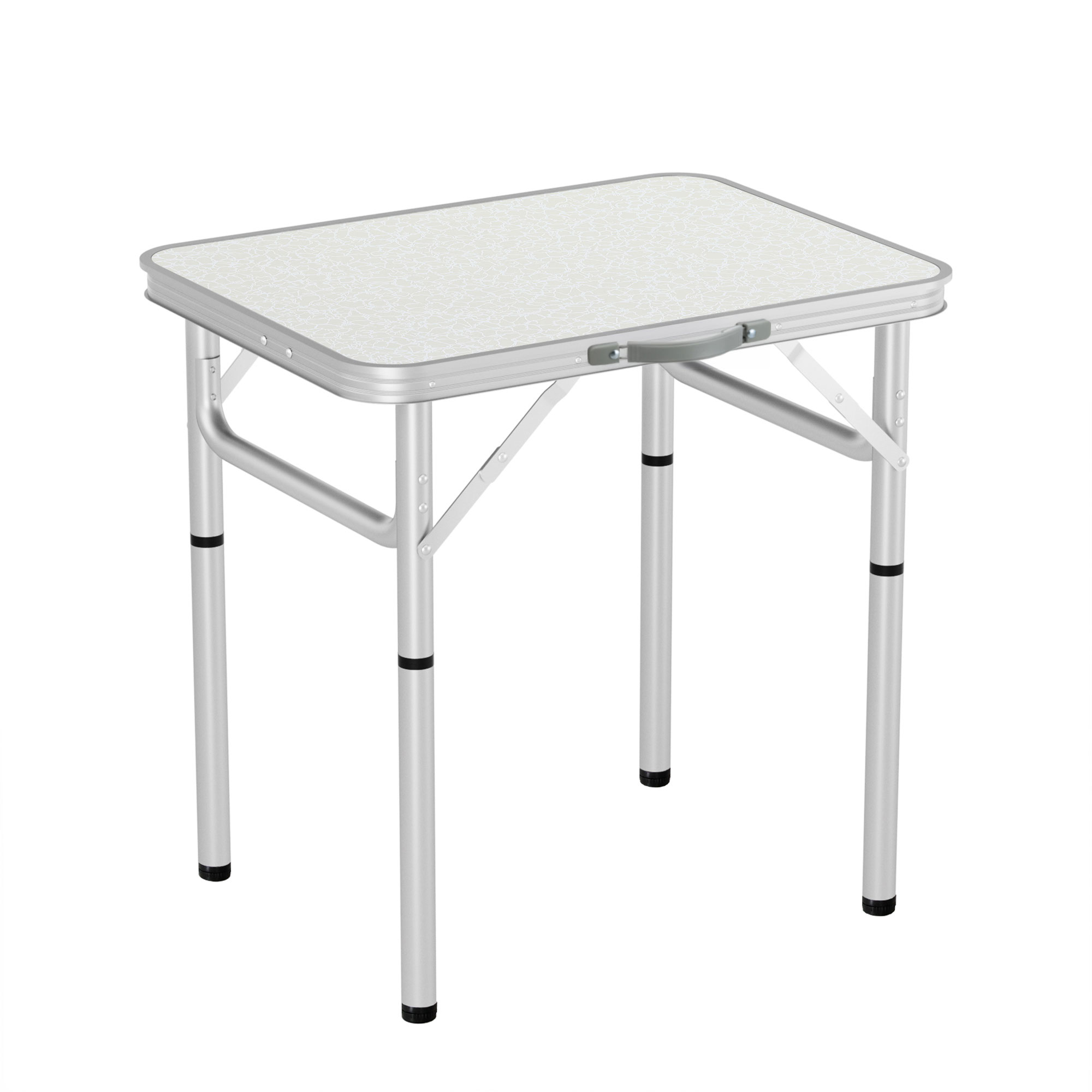 Weisshorn Folding Camping Table 60CM Adjustable Portable Outdoor Picnic Desk