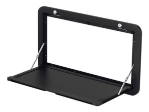 Weisshorn Caravan Table 800 x 450mm Folding Lockable Black