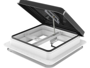 Weisshorn Caravan Roof Vent Hatch RV Skylight Motorhome Camper 350x350mm Black