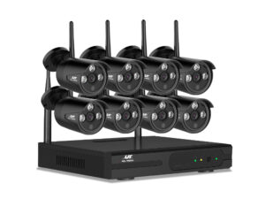 UL-tech Wireless CCTV Security System 8CH NVR 3MP 8 Bullet Cameras