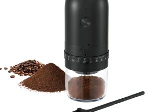 Devanti Electric Coffee Grinder USB-C Rechargeable Portable Coffee Bean Grinder