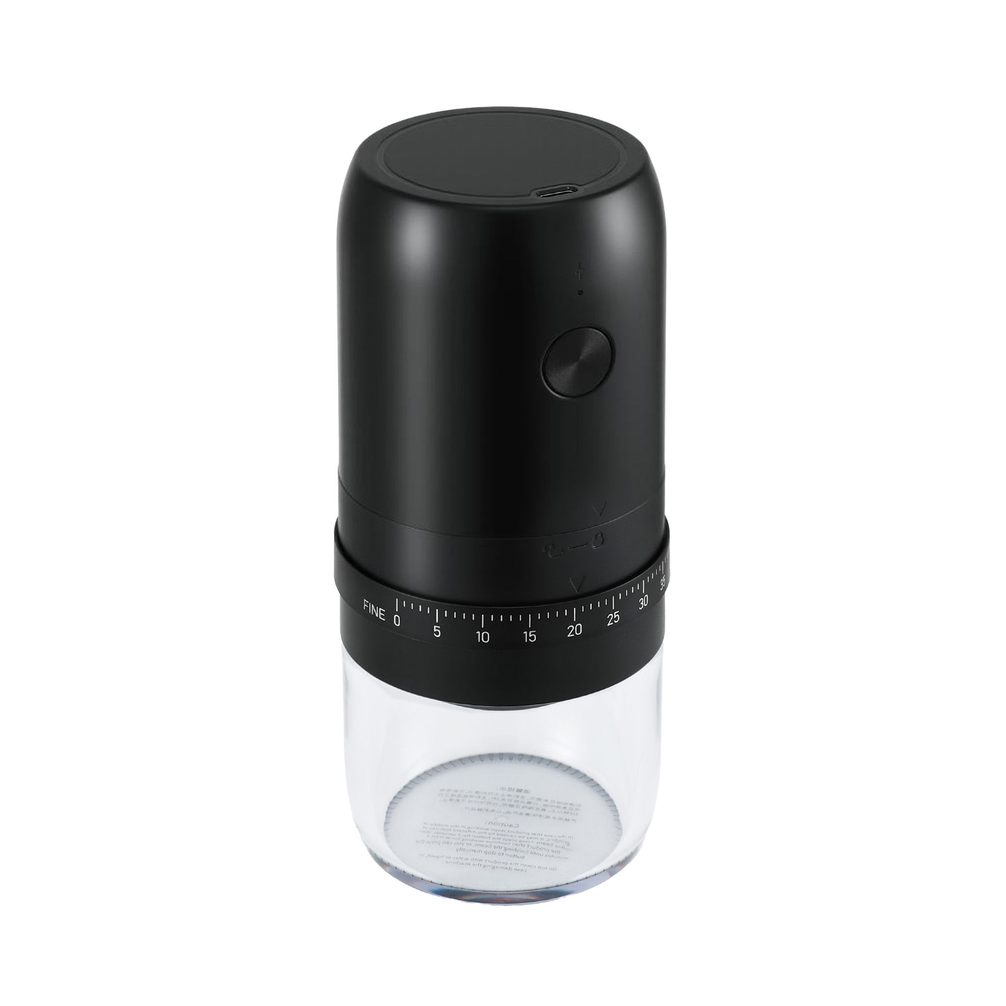 Devanti Electric Coffee Grinder USB-C Rechargeable Portable Coffee Bean Grinder