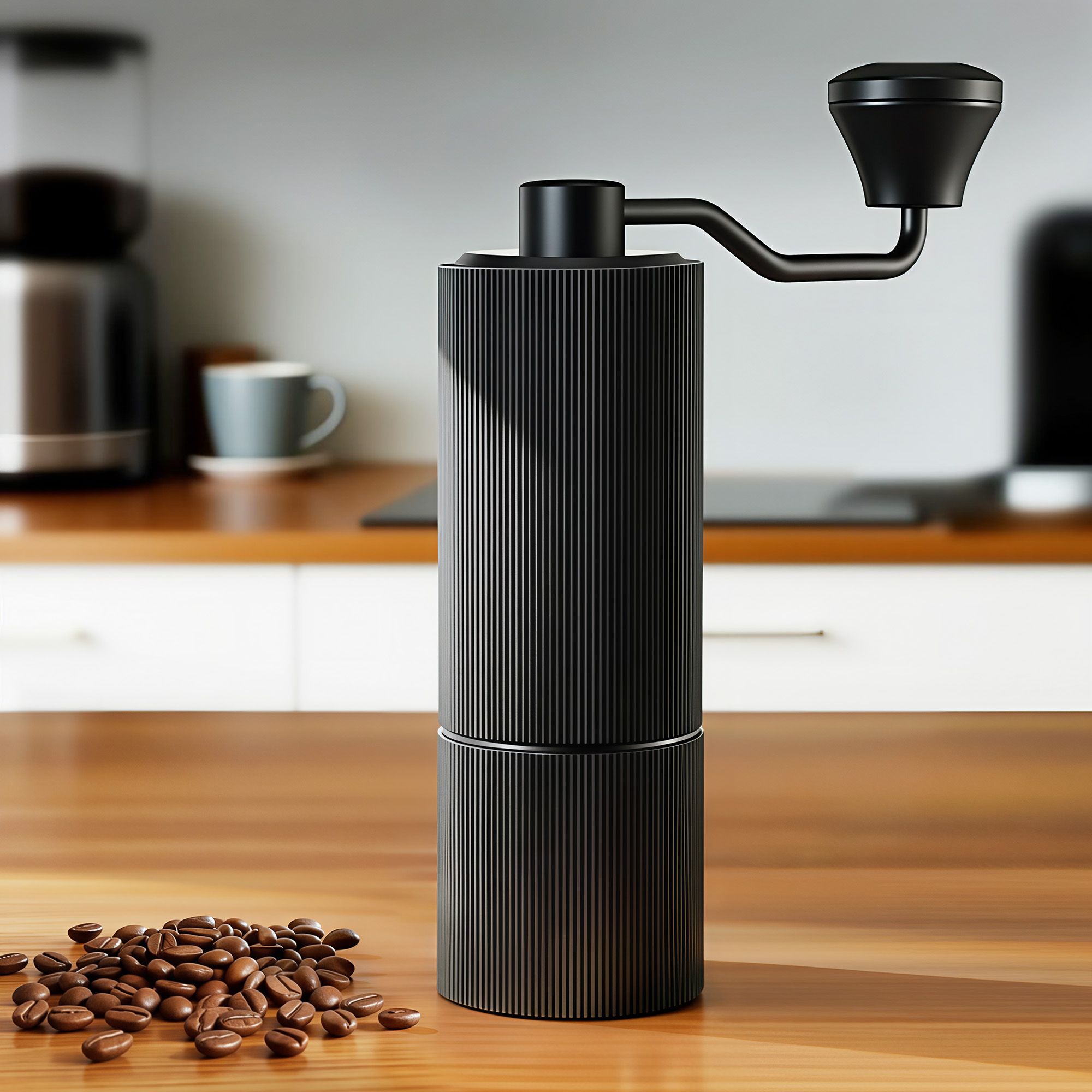 Devanti Manual Coffee Grinder w/ 24 Adjustable Settings | Hand Coffee Bean Burr