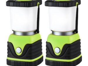 Weisshorn 2-Pack LED Camping Lanterns, 1000LM Super Bright Waterproof Portable