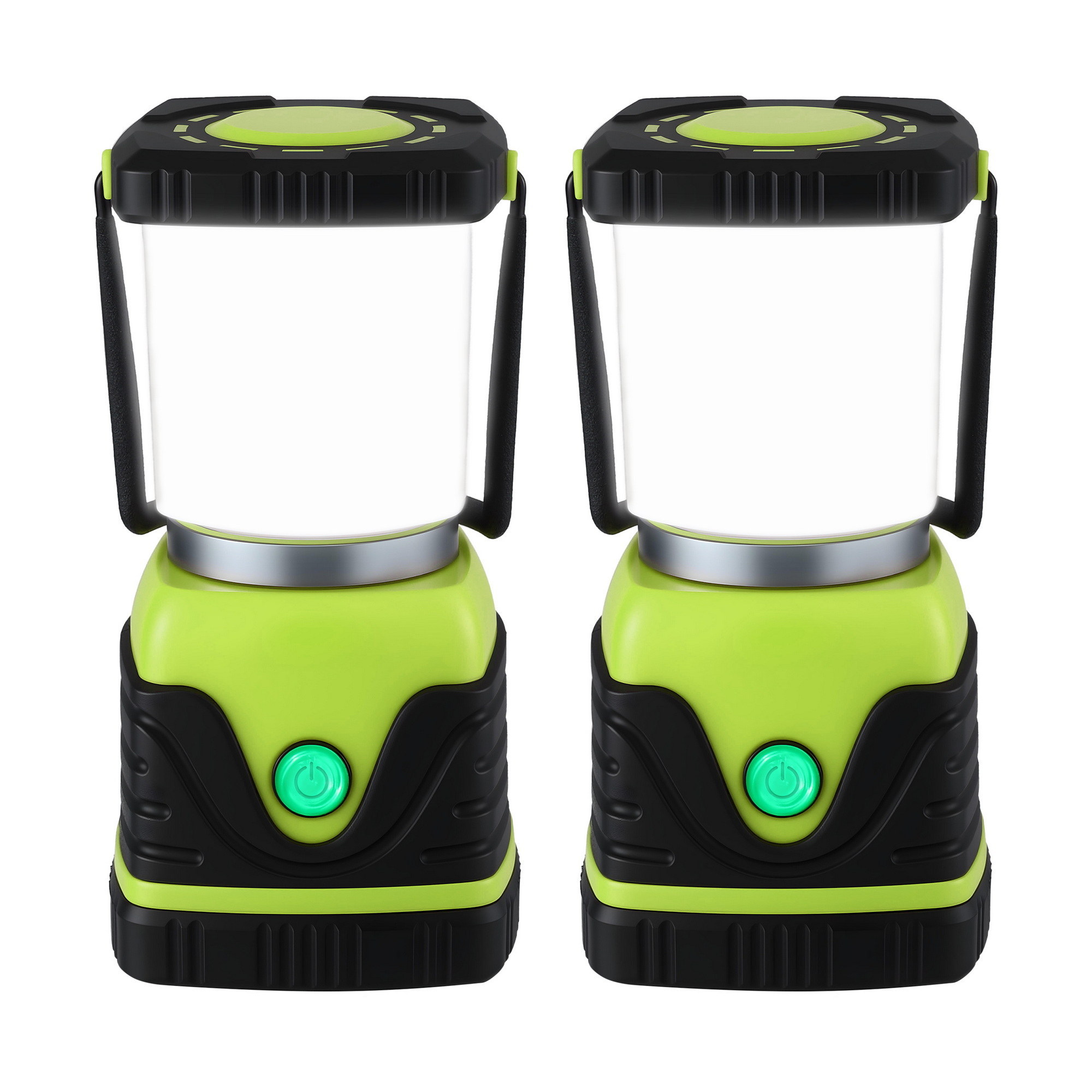 Weisshorn 2-Pack LED Camping Lanterns, 1000LM Super Bright Waterproof Portable