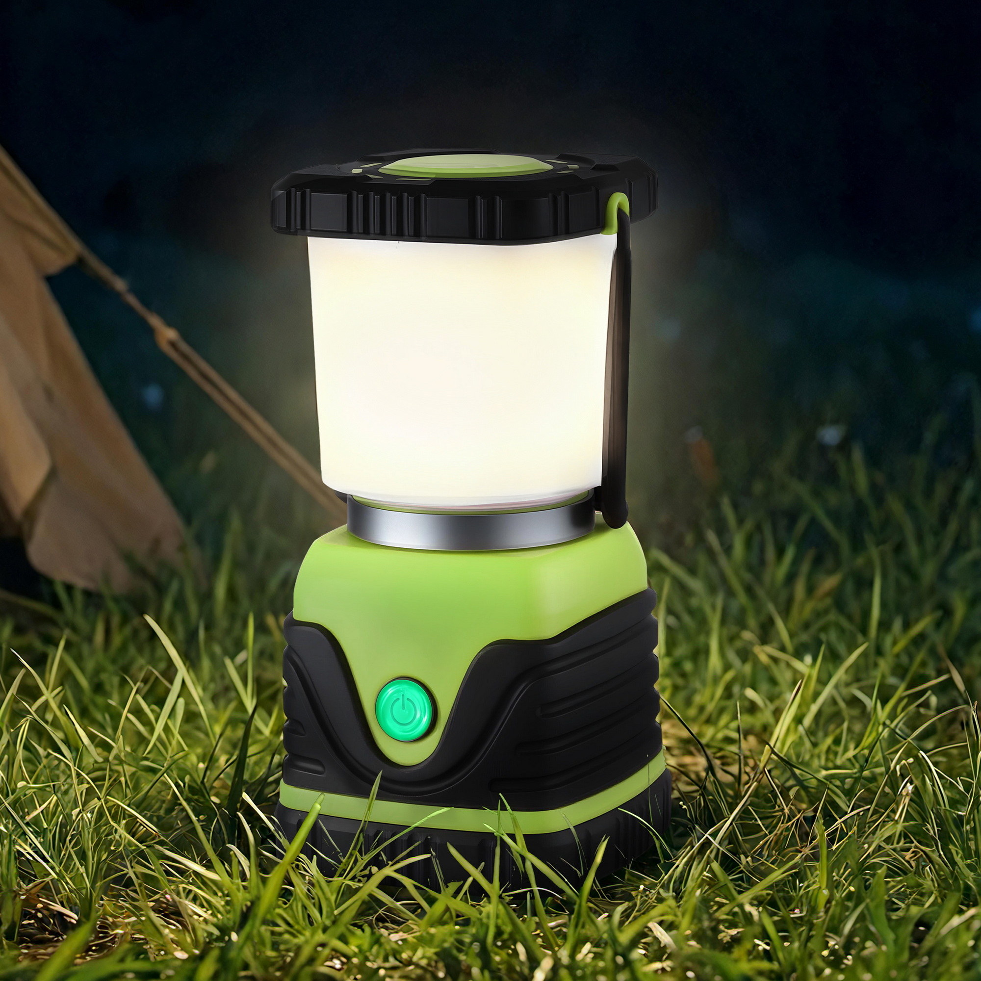 Weisshorn 2-Pack LED Camping Lanterns, 1000LM Super Bright Waterproof Portable