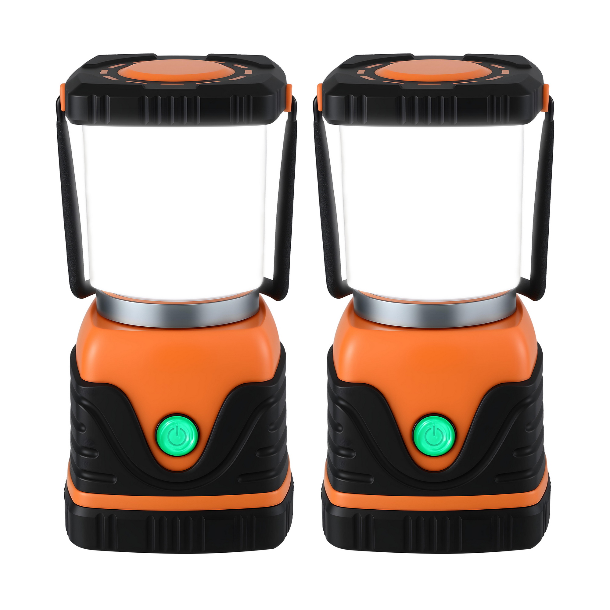 Weisshorn 2-Pack LED Camping Lanterns, 1000LM Super Bright Waterproof Portable