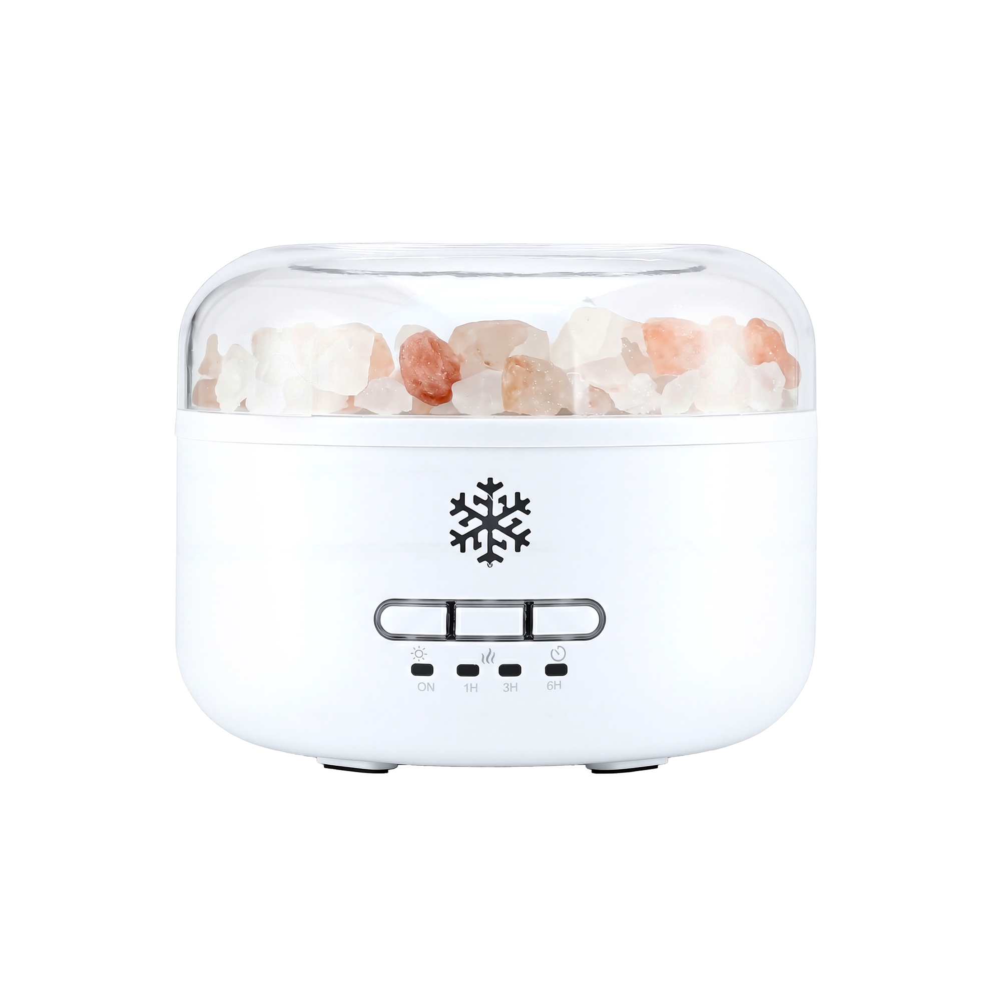 Devanti 150ml Salt Lamp Aroma Diffuser Ultrasonic Humidifier Purifier 7 LED