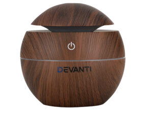 Devanti Aroma Diffuser Aromatherapy Dark Wood 130ml