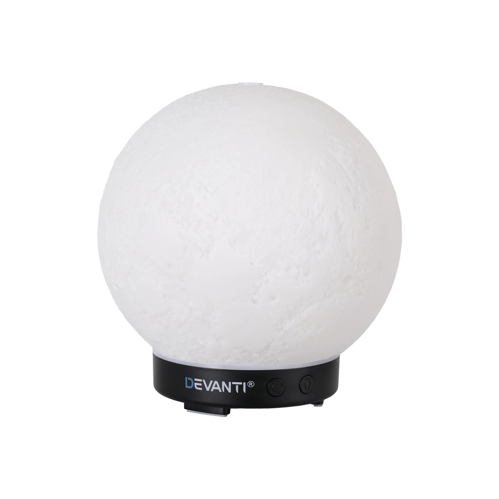 Devanti Ultrasonic Aroma Diffuser Aromatherapy Moon Lamp 100ml