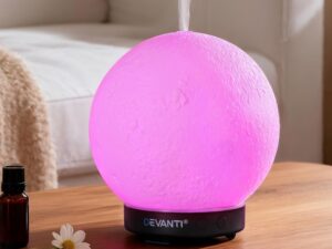 Devanti Ultrasonic Aroma Diffuser Aromatherapy Moon Lamp 100ml