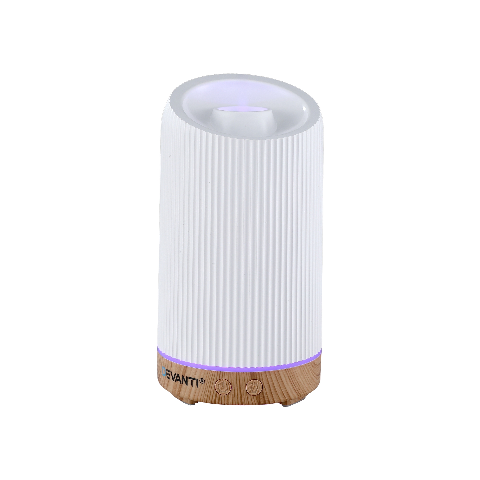 Devanti Ultrasonic Aroma Diffuser Aromatherapy 200ml LED Lights Iron Humidifier