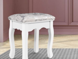 Artiss Dressing Table Stool Velvet White