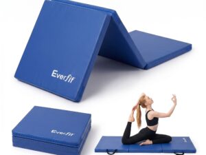 Everfit 180x60cm Gymnastics Mats Folding Exercise Floor Mat Portable 3 Fold