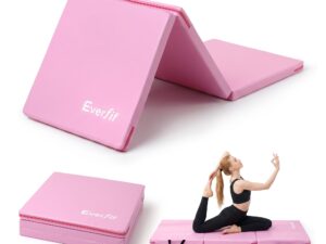 Everfit 180x60cm Gymnastics Mats Folding Exercise Floor Mat Portable 3 Fold