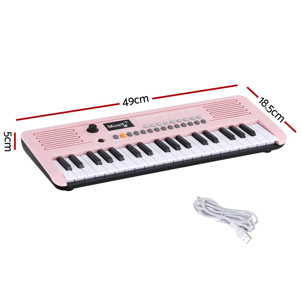 Alpha 37-Key Digital Piano Keyboard for Kids Beginners Electronic Keyboard Piano